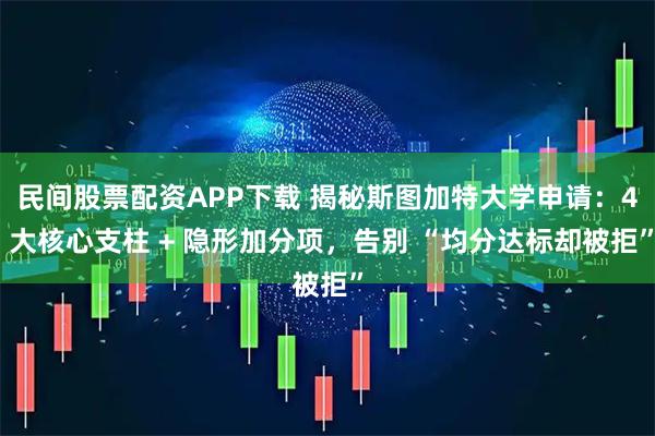民间股票配资APP下载 揭秘斯图加特大学申请：4 大核心支柱 + 隐形加分项，告别 “均分达标却被拒”