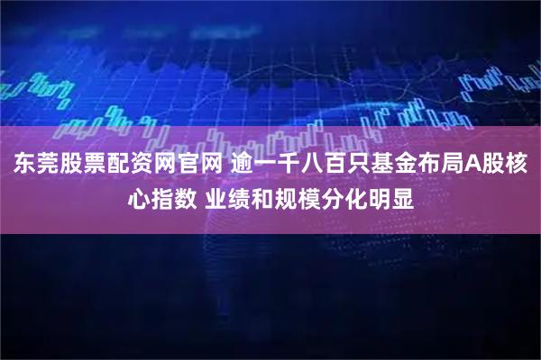 东莞股票配资网官网 逾一千八百只基金布局A股核心指数 业绩和规模分化明显